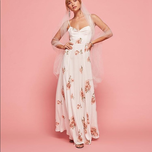 Reformation Dresses & Skirts - REFORMATION THISTLE DRESS HENRIETTA FLORAL GOWN 10